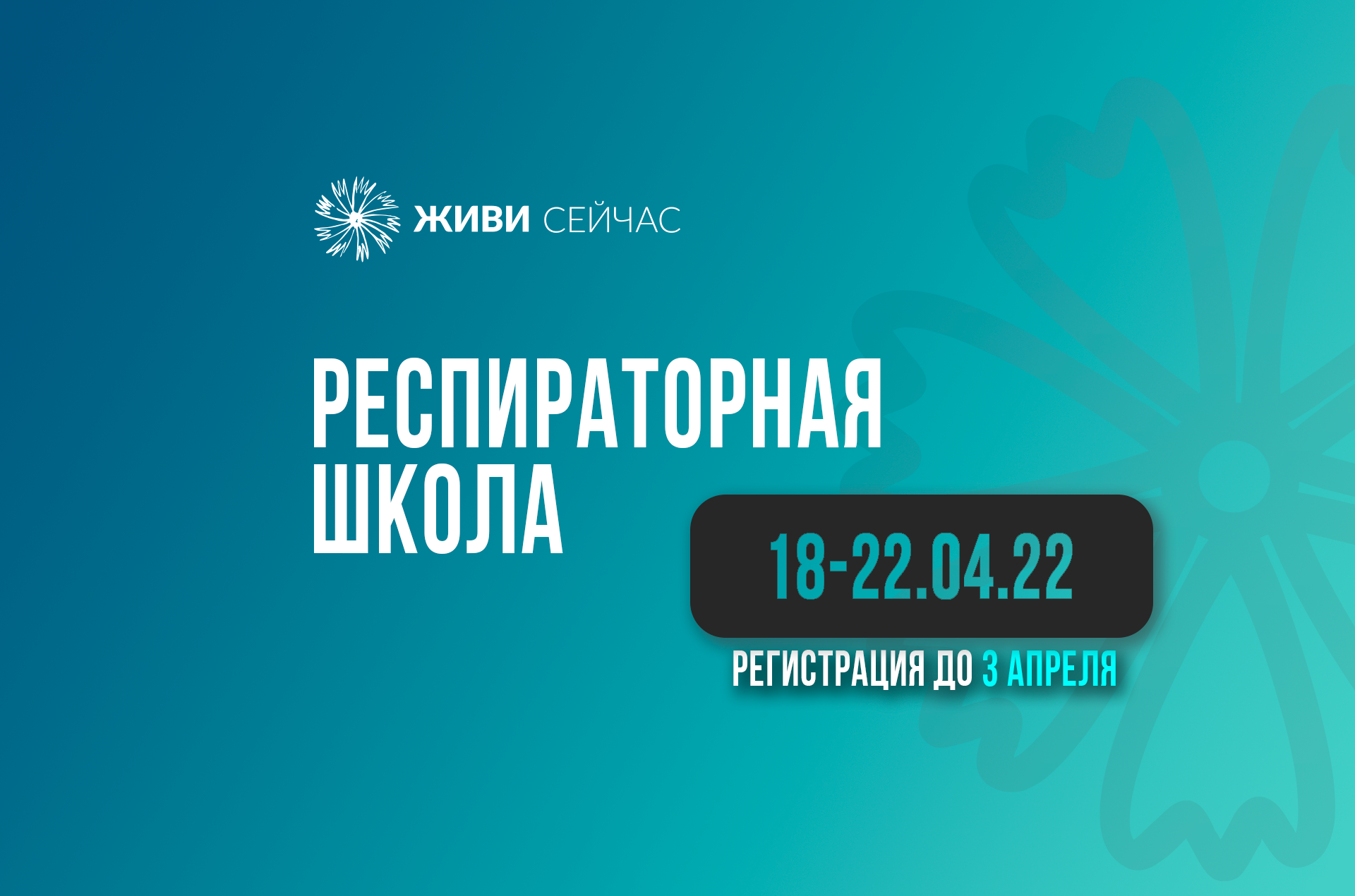 Фонд живи сейчас. Респираторная школа живи сейчас регистрация войти на сайт